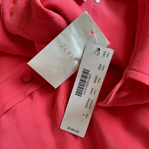 JCREW Button Down - Size Zero never worn - Picture 2 of 2